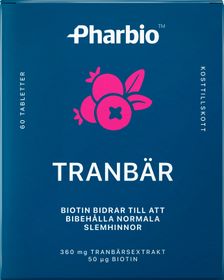 Pharbio Tranbär Tabletter 60 st