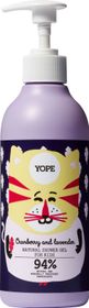 YOPE Shower Gel For Kids Cranberry & Lavender Duschgel för barn 400 ml