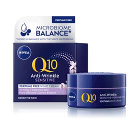NIVEA Q10 Sensitive Night Cream Nattkräm för känslig hy 50 ml