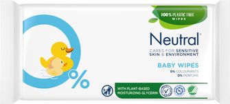 Neutral Baby Wipes Våtservetter 52 ml