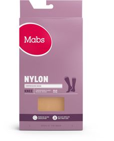 Mabs Nylon Knästrumpa 140 Denier Sand L 1 par