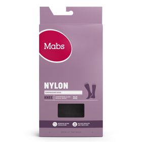 Mabs Nylon Knästrumpa 140 Denier Svart Storlek S Kompressionsstrumpa 1 par