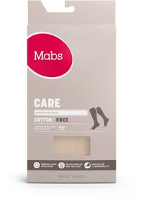 Mabs Knästrumpa Öppen Tå Storlek 4 Kompressionsstrumpa 1 par