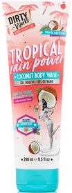 Dirty Works Tropical Rain Power Coconut Body Wash Duschgel 280 ml