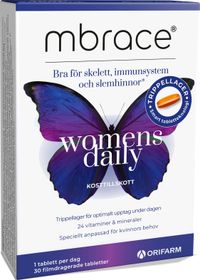 Mbrace Womens Daily För klimakteriet, tabletter 30 st