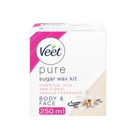 Veet Pure Sugaring With Essential Oils And Floral Sockervax för hemmabruk 250 ml