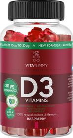 VitaYummy D3 Raspberry Gummies 60 st
