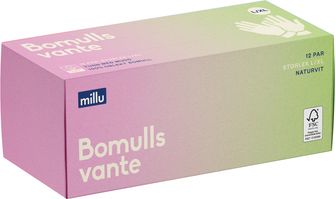 Millu Bomullsvante Vante L/XL 12 PAR