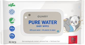 Gunry Baby water wipes Våtservetter 63 ST