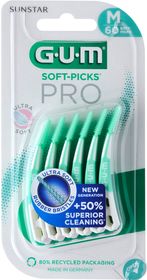 GUM Soft-Picks Pro Medium Mellanrumsborste Gummi 60 St