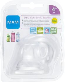 MAM Extra Soft Spout Drickpip 2 st