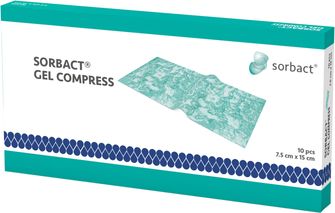 Sorbact Gel Compress 7.5x15 cm Kompress 10 ST