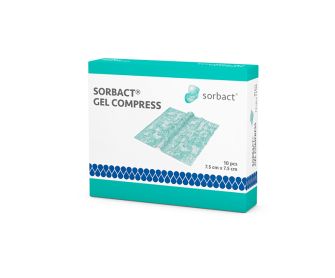 Sorbact Gel Compress 7,5 x 7,5 cm Kompress 10 st