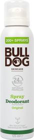 Bulldog Original Spray Deodorant Aluminiumfri deodorant 125 ml