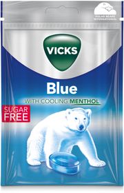 Vicks Blue Halstabletter 72 g