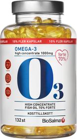 Biosalma Omega-3 Forte 70% 1000mg Kosttillskott 132 st