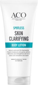 ACO Spotless Skin Clarifying Body Lotion Exfolierande och återfuktande hudkräm 200 ml
