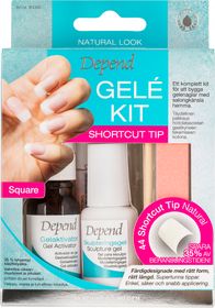 Depend Gelekit Natural Look Shortcut Tip Naglar 1 st