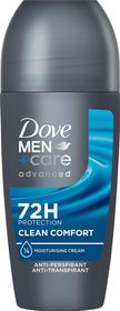 Dove Men+Care 72h Advanced Clean Comfort roll-on 50 ml Deodorant för män 50 ml