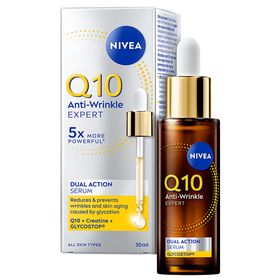 NIVEA Q10 Anti-Wrinkle Expert Dual Action Serum Ansiktsserum anti-age 30 ml