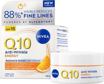 NIVEA Q10 Energy Healthy Glow Day Cream Dagkräm mot fina linjer 50 ml