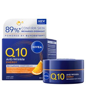 NIVEA Q10 Energy Recharging Night Cream Nattkräm för lyster 50 ml