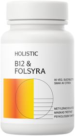Holistic B-12 Folsyra Tabletter 90 st
