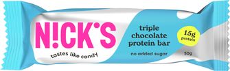 Nicks Protein bar triple chocolate Proteinbar 50 g