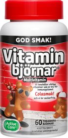 Active Care Vitaminbjörnar cola Kosttillskott 60 st