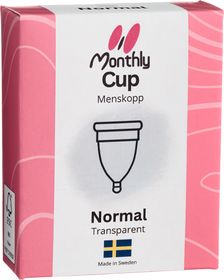 MonthlyCup Normal transparent Menskopp 1 st