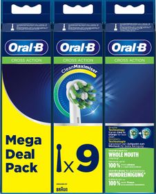Oral-B Cross Action Tandborsthuvuden 9-pack