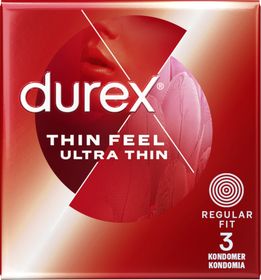 Durex Thin Feel Ultra Thin Kondomer Kondomer 3 st