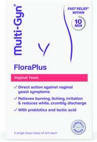 Multi-Gyn Floraplus 5x5ml Vagnial svamp 10 ml