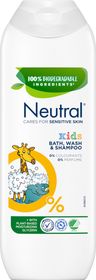 Neutral Kids Bath Wash & Shampoo Duschtvål/schampo 250 ml