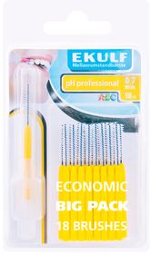 Ekulf PH Professional 0,7 mm Mellanrumsborste, 18 st