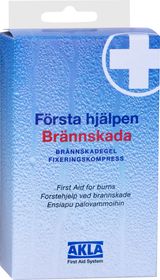 AKLA Första Hjälpen Brännskada Brännskadegel och fixeringskompress 1 st