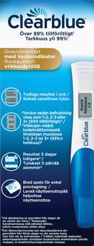 Clearblue Digital graviditetstest med veckoindikator Graviditetstest, 2 st