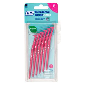 TePe Angle Mellanrumsborstar Rosa 0,4mm Vinklade mellanrumsborstar 6 st