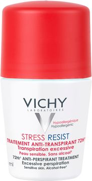 Vichy Stress Resist Deo Roll-on Deodorant, 50 ml