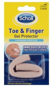 Scholl Toe & Finger Gel Protector Tå- & Fingerskydd 1 st