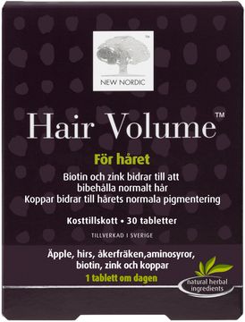 New Nordic Kosttillskott Hair Volume 30 st