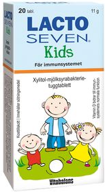 Vitabalans Lacto Seven Kids Tuggtabletter 20 st