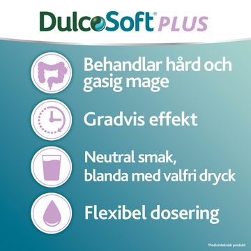 DulcoSoft Plus Behandling hård och gasig mage, 200 g