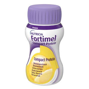 Fortimel Compact Protein drickfärdigt  kosttillägg, banan 4 x 125 milliliter