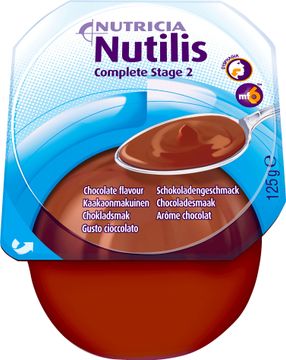 Nutilis Complete stage 2 komplett kosttillägg, choklad 4 x 125 gram