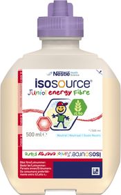 Isosource Junior Energy Fibre sondnäring, neutral 12 x 500 milliliter