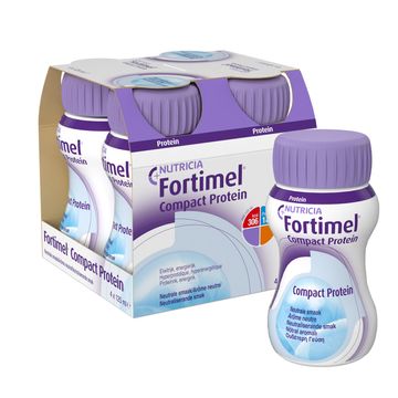 Fortimel Compact Protein drickfärdigt  kosttillägg, neutral smak 4 x 125 milliliter