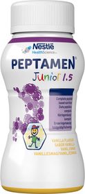 Peptamen Junior 1.5 komplett kosttillägg vanilj, 4 x 200 milliliter