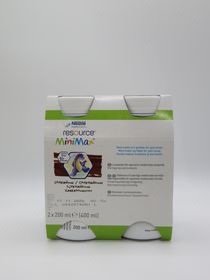 Resource MiniMax drickfärdigt kosttillägg choklad, 2 x 200 milliliter