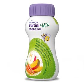 Fortini +Mix Multi Fibre komplett näringsdryck för barn mango-äpple-morot, 4 x 200 milliliter